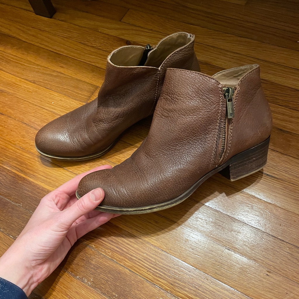 Lucky Brand Leather Booties  7